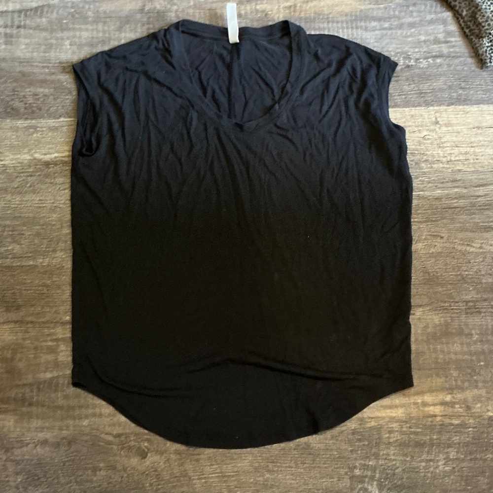 Athleta Black tank Tee for Women Size Medium
